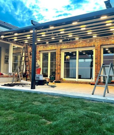 Pergola Tente Sistemleri ürünümüz - Tensa Hareketli Cam Sistemleri